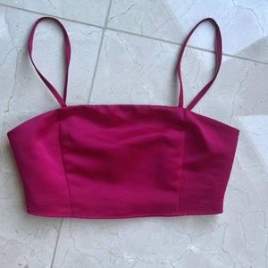 Hot pink tank